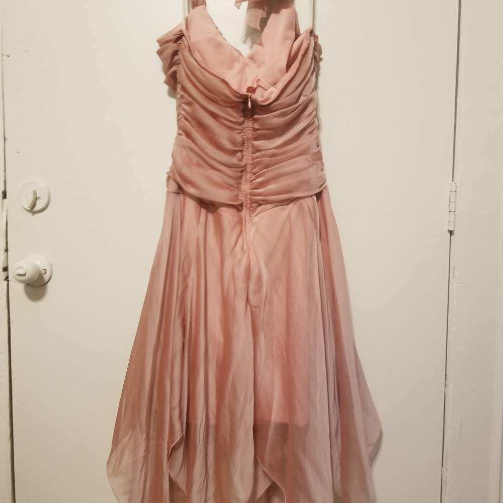 Pink Halter Dress - Picture 2 of 3